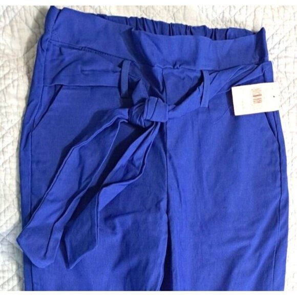 Rainbow Juniors M Royal Blue Pull-On Jeggings 26" Inseam Attached Sash - Picture 4 of 7